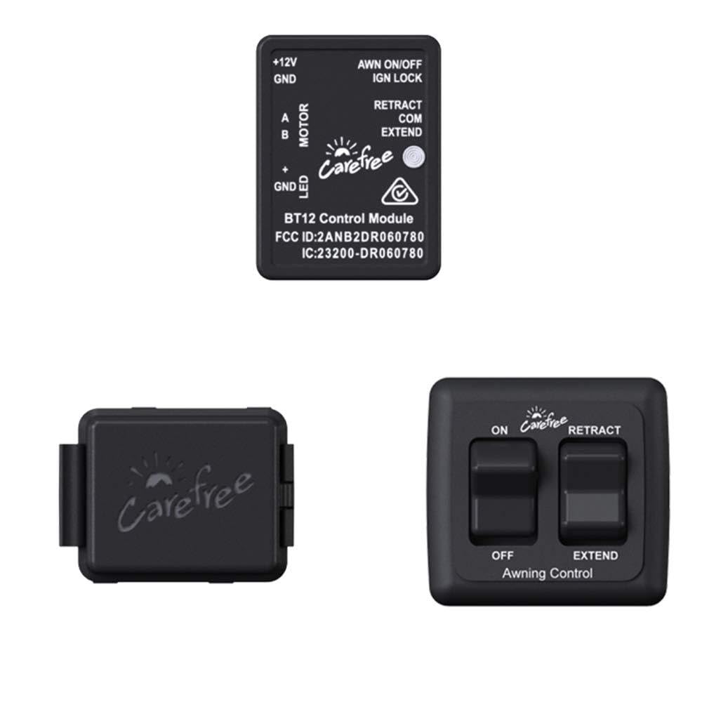 Carefree BT12 Wireless RV Awning Bluetooth Control System with Auto-Retract - Easy Remote Operation for Motorhome, Camper & Travel Trailers (Outdoor Camping & Road Trips)