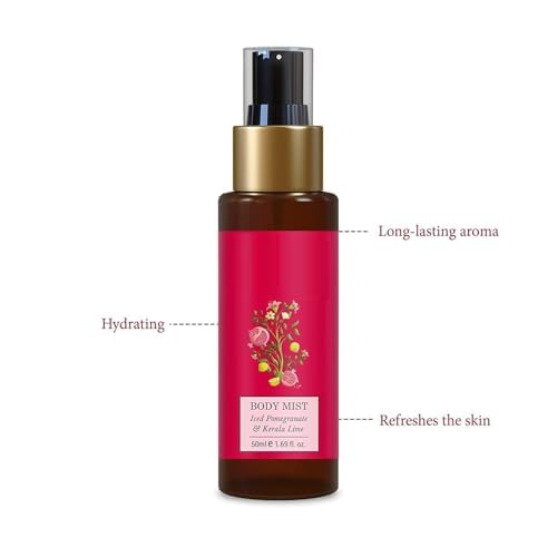 Thakor Craft Forest Essentials Body Mist - Iced Pomegranate & Kerala Lime Fragrance | Hydrating & Refreshing Body Spray for Men & Women | Perfect for Daily Use, Gym, Travel & Special Occasions