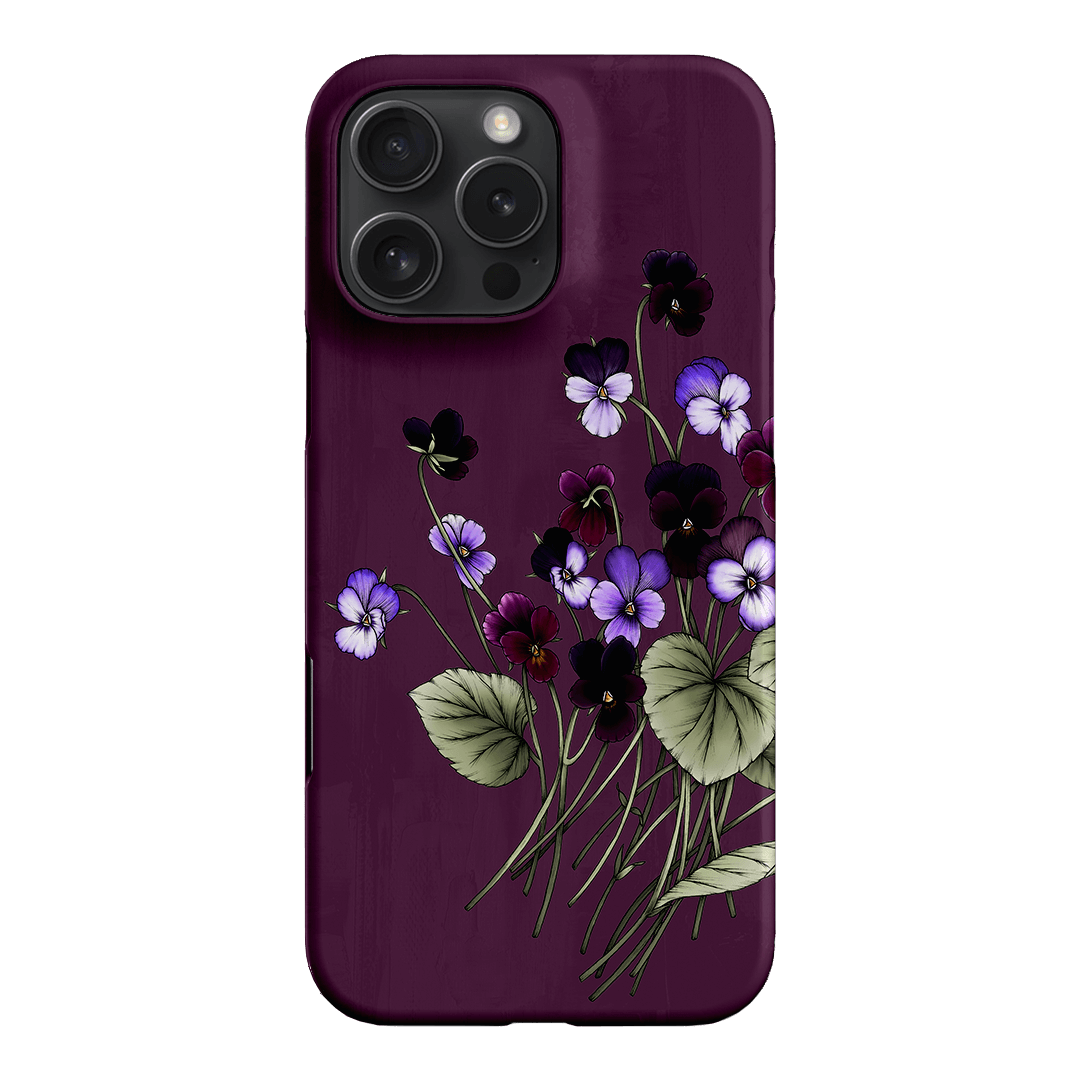 Premium Viola Pattern Phone Case - Shockproof & Slim Design for iPhone & Samsung - Perfect for Everyday Use, Travel & Gifting
