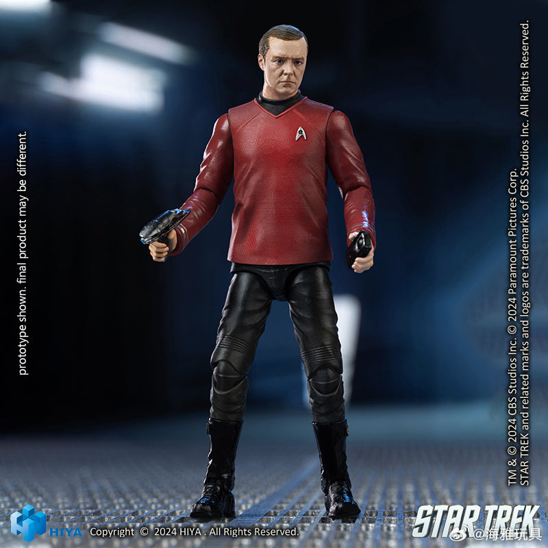 1/18 HIYA 4-Inch Action Figure - Exquisite Mini Series STAR TREK 2009 Scotty Collectible Toy | Perfect for Display, Gifts & Star Trek Fans