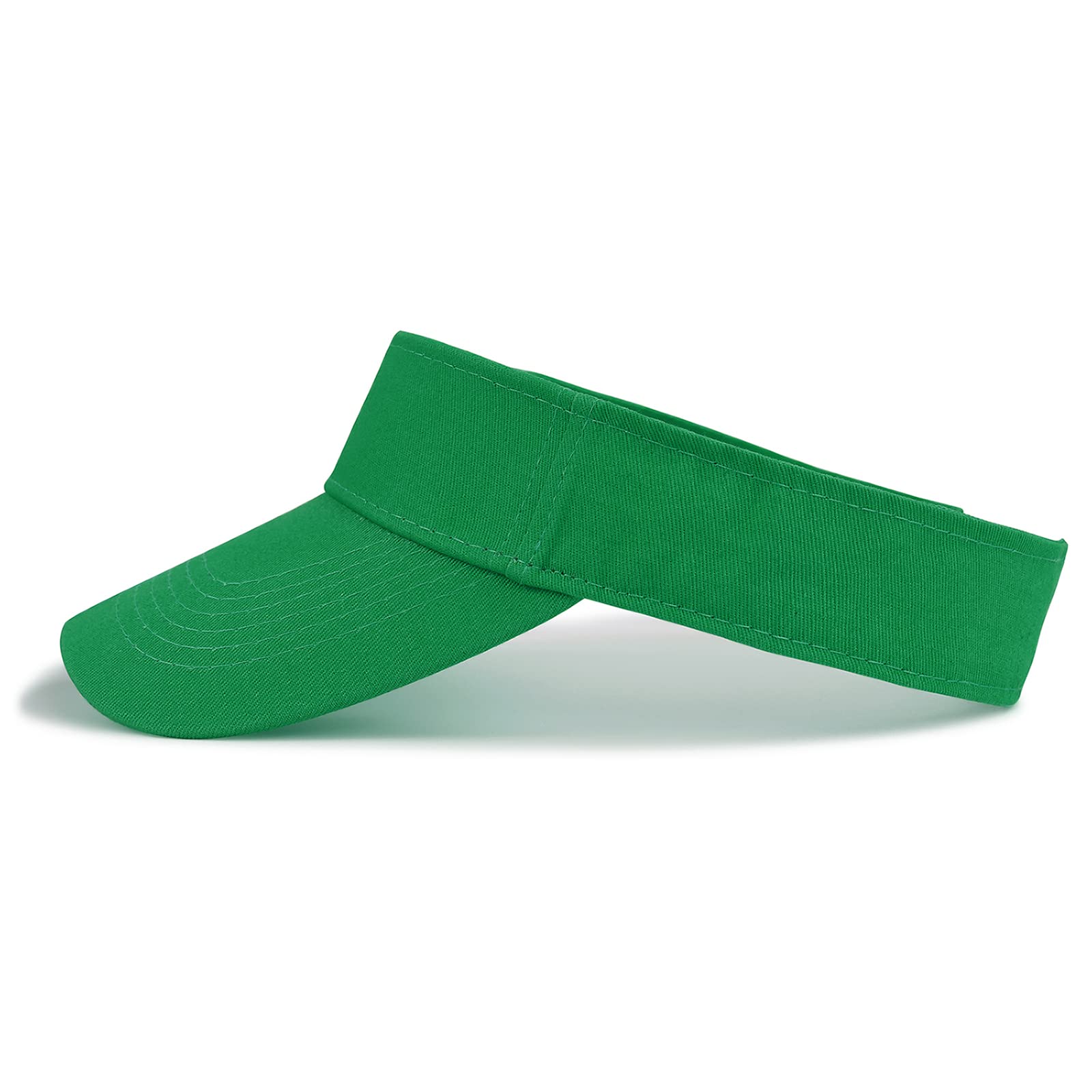 Sun Visor Hats for Women & Men - Breathable Cotton Sun Protection Cap with Wide Brim - Perfect for Beach, Golf, Running & Outdoor Activities