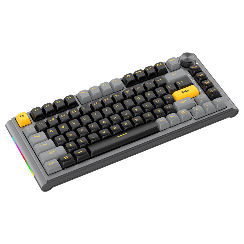 MXRSKEY CK820 DIY Mechanical Keyboard Kit - Hot-Swappable, RGB Backlit, Customizable for Gaming & Typing | Perfect for Home Office & Esports Enthusiasts