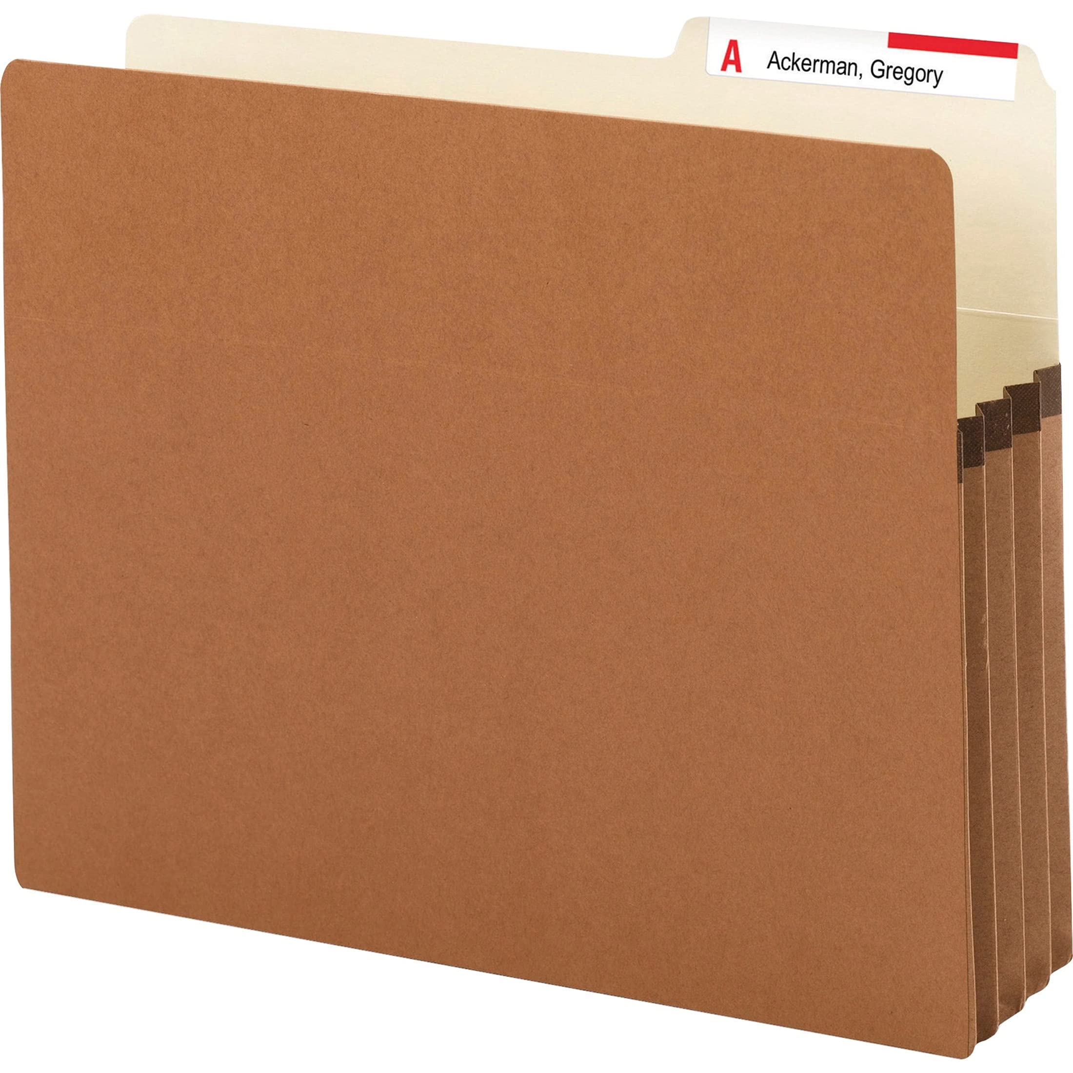 Smead File Pockets - Letter Size Expanding File Folders for Document Organization | Perfect for Office, School, and Home Filing Needs