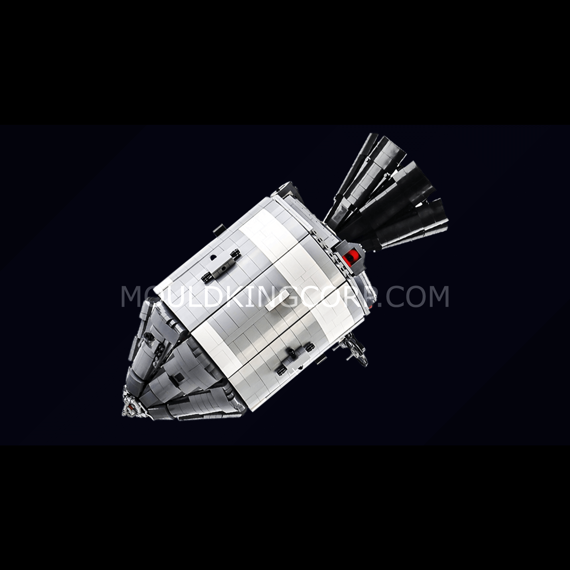 Mould King 21006 Apollo 11 Spacecraft Building Blocks Set - 7,106 Pieces STEM Educational Toy for Adults & Kids | Space Exploration Model for Display, Gift, or Collector's Item