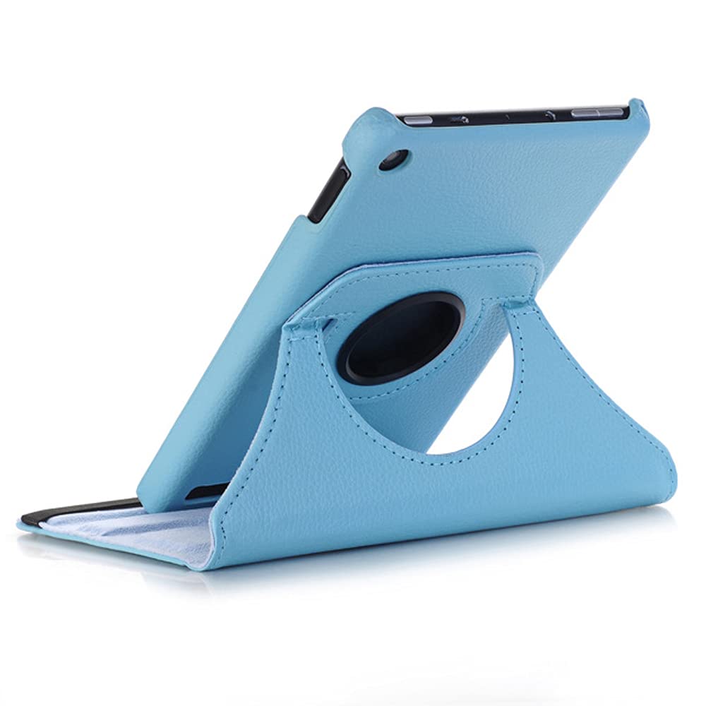 360° Rotating Ultra Slim Leather Case for Kindle Fire 7 (7th/9th Gen 2017/2019) - Folio Stand Cover with Auto Sleep/Wake (Ro-Green) | Perfect for Reading, Travel & Home Use