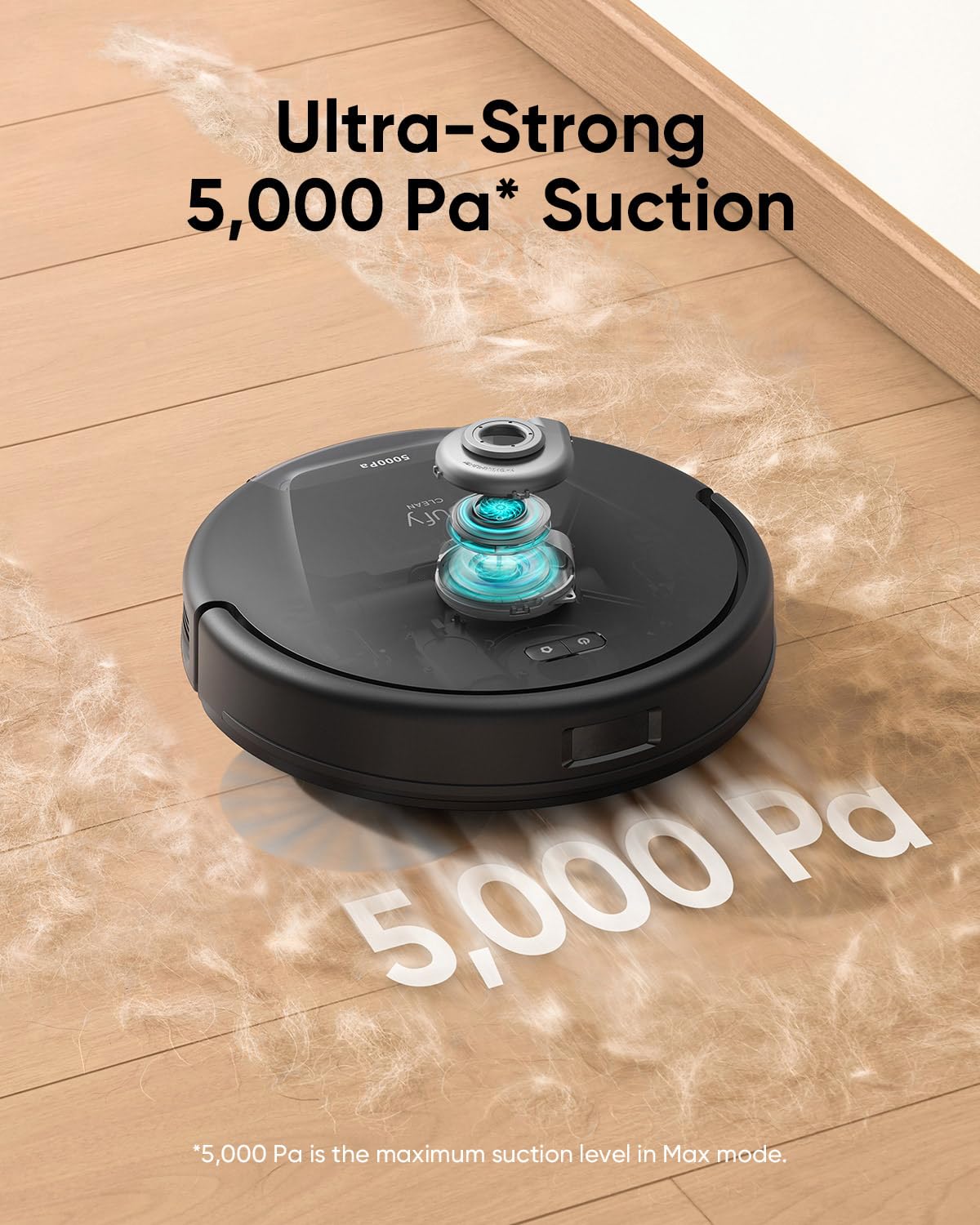 eufy L60 Robot Vacuum with Self-Empty Station - 6× Dust Bags Included - Smart Mapping, Strong Suction for Pet Hair & Hard Floors - Perfect for Home Cleaning & Pet Owners
