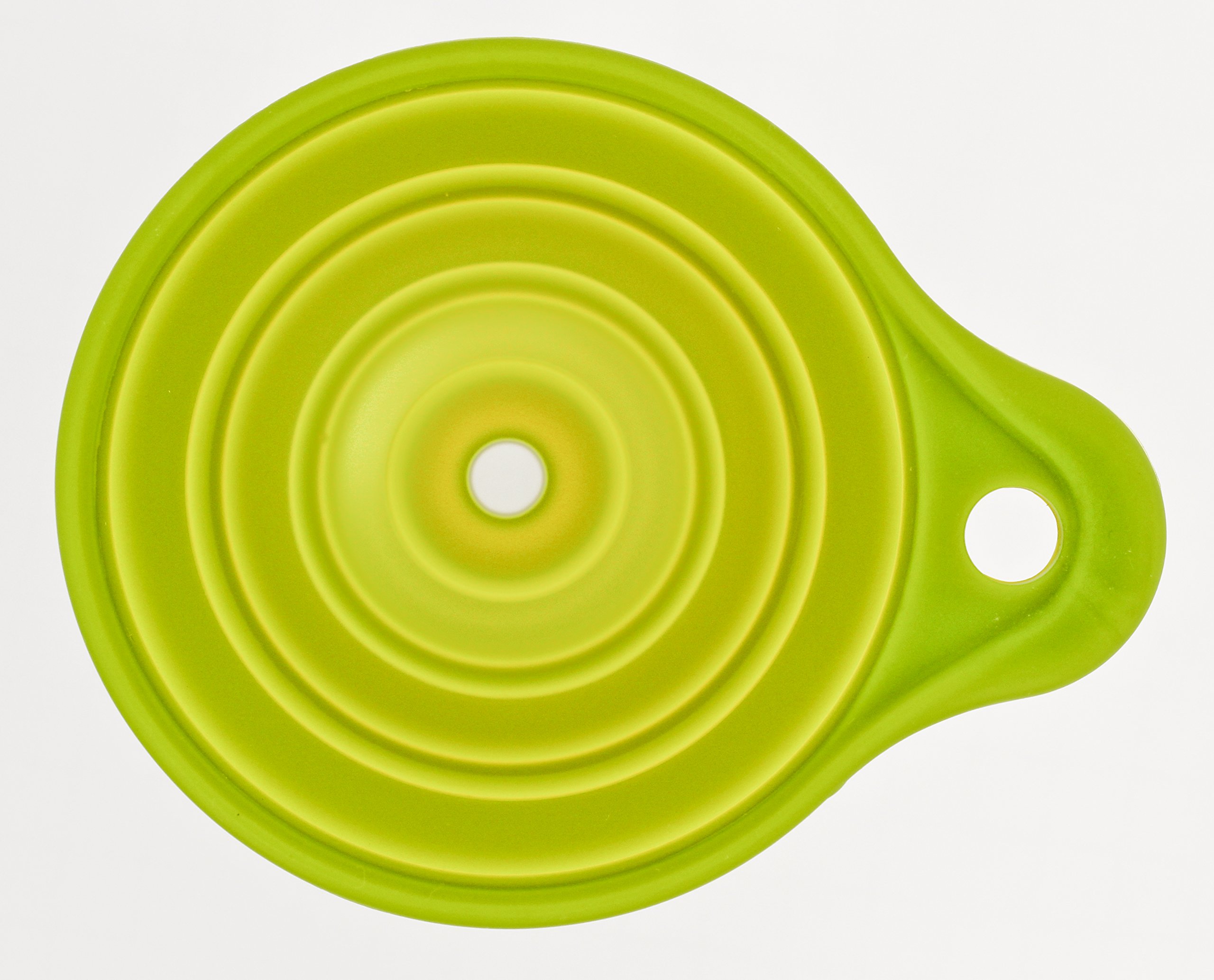 Zoie & Chloe Collapsible Silicone Kitchen Funnel - Space Saving Foldable Design for Cooking, Baking, Oil Pouring & Liquid Transfer | Dishwasher Safe