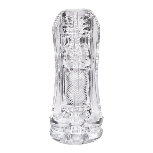 Rev-Air Tight Reusable Masturbation Cup for Men - Ultra Soft & Hygienic Male Pleasure Toy - Perfect for Solo Play, Discreet Storage & Travel Use