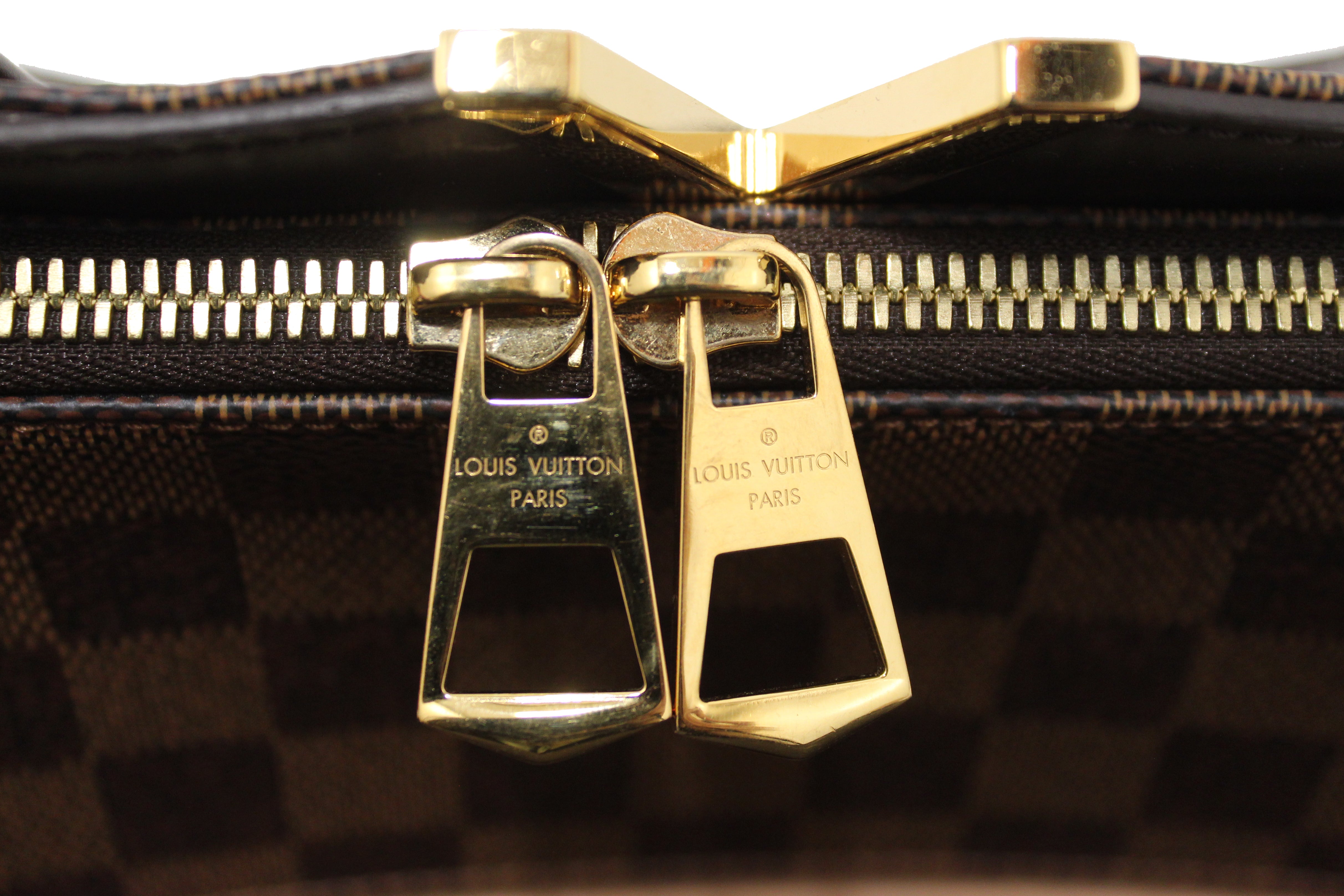 Authentic Louis Vuitton Damier Ebene Canvas Kensington Bowling Bag - Luxury Designer Handbag for Women, Perfect for Work, Travel & Evening Events