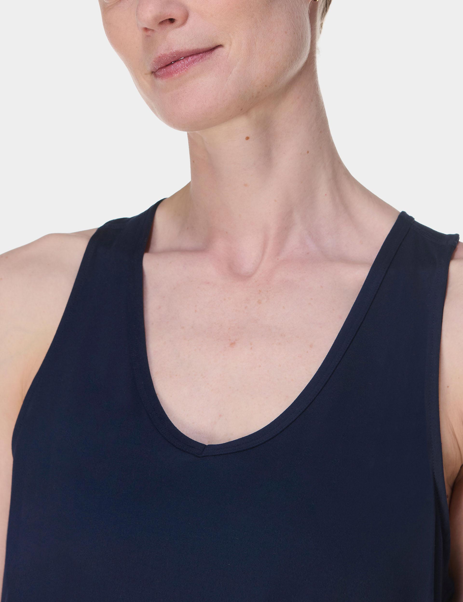 Gaia Performance Yoga Jumpsuit for Women - High Waisted Workout Outfit with Breathable Fabric - Navy Blue - Perfect for Yoga, Pilates & Gym Sessions