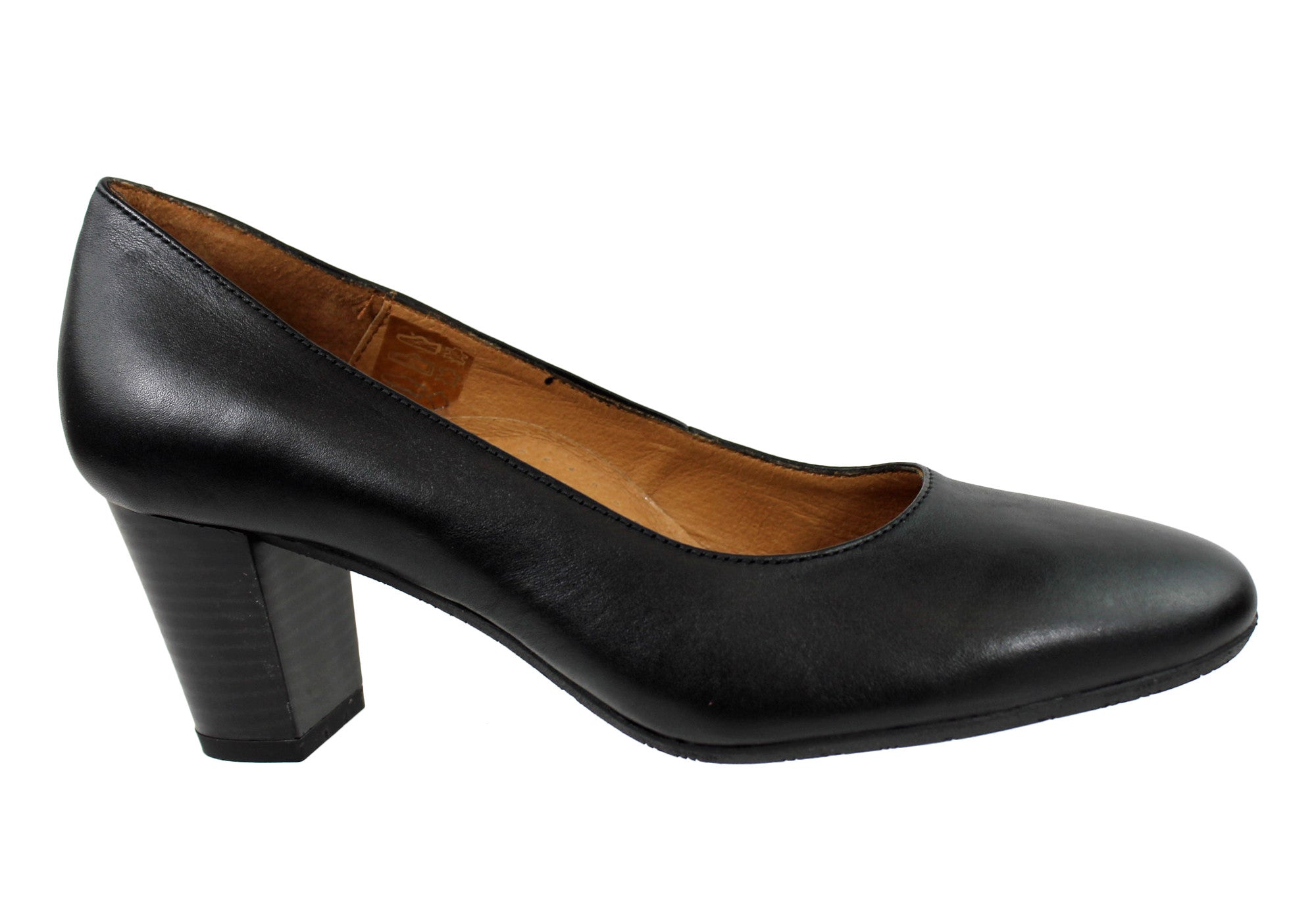 Women's Classic Leather Court Shoes for Aerobics & Hostess - Made in Portugal | Comfortable & Stylish for Dance, Work & Casual Wear