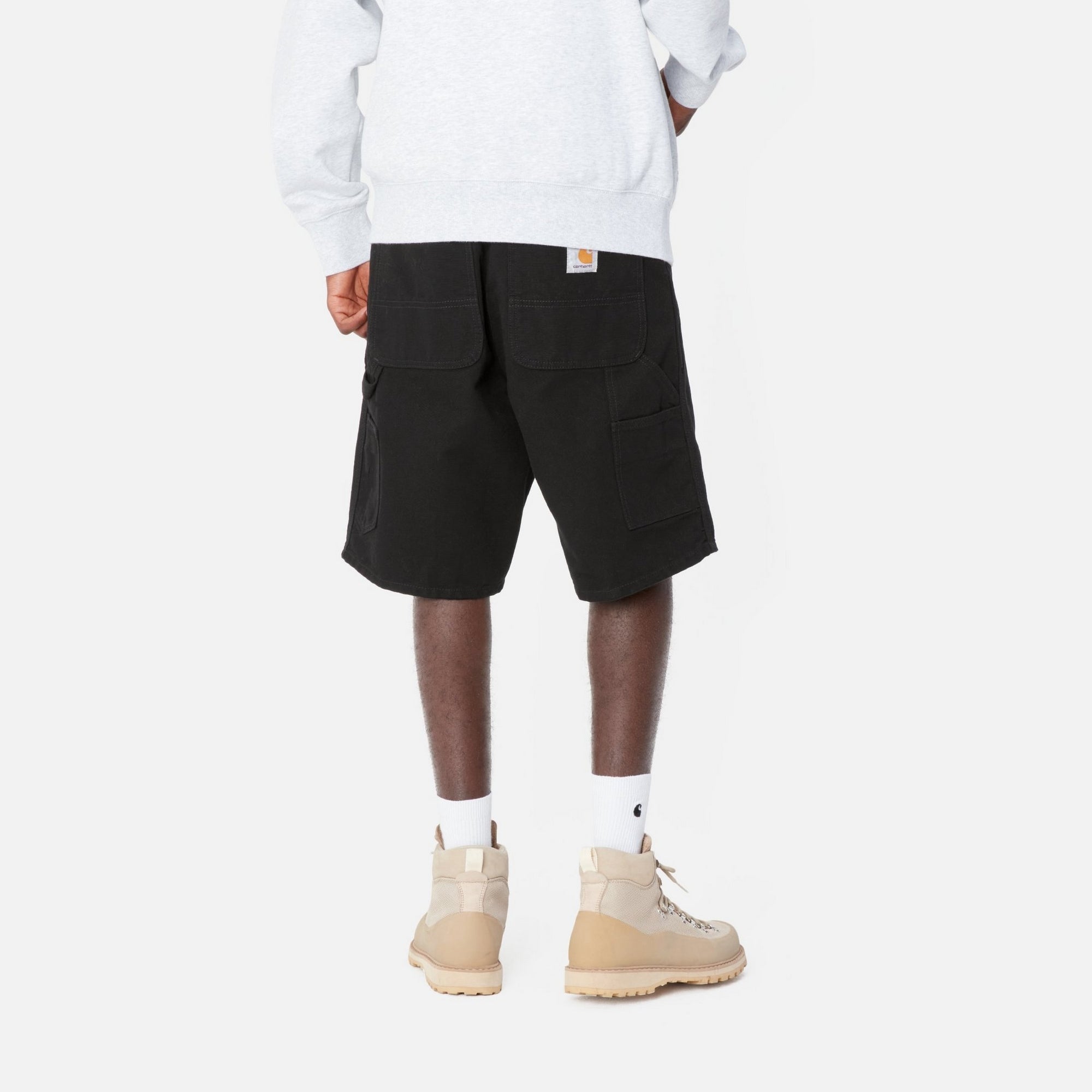 Single Knee Shorts for Men - Black Ripped Denim Shorts | Casual Streetwear & Summer Outfits