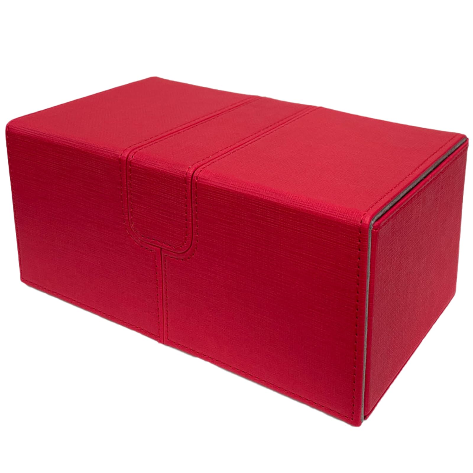 Premium PU Leather Playing Card Storage Box - Durable Deck Holder for Poker, MTG, Yu-Gi-Oh & Collectible Cards | Portable Card Case for Travel, Game Nights & Organized Storage