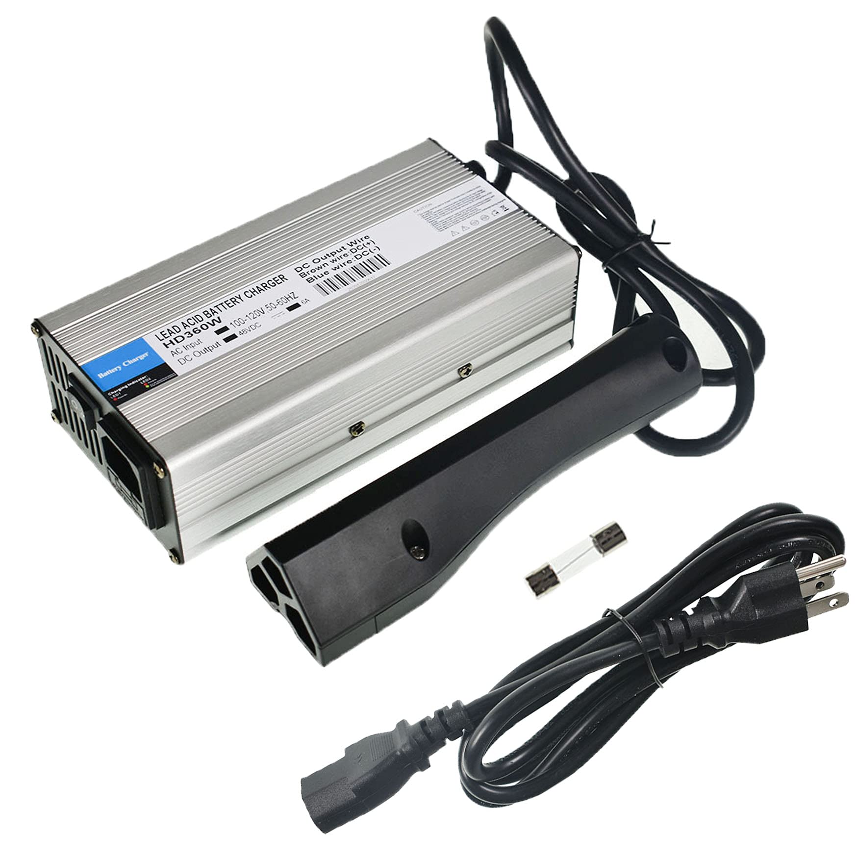 48V 6A Golf Cart Battery Charger for EZGO Club Car Yamaha - Fast Charging for Golf Carts