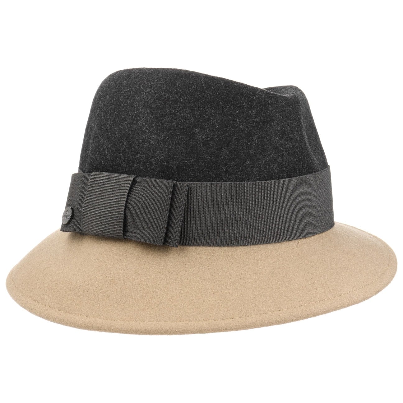 Lierys Asym Twotone Wool Felt Hat - Stylish Winter Fashion Accessory for Women | Perfect for Outdoor Events, Travel & Cold Weather