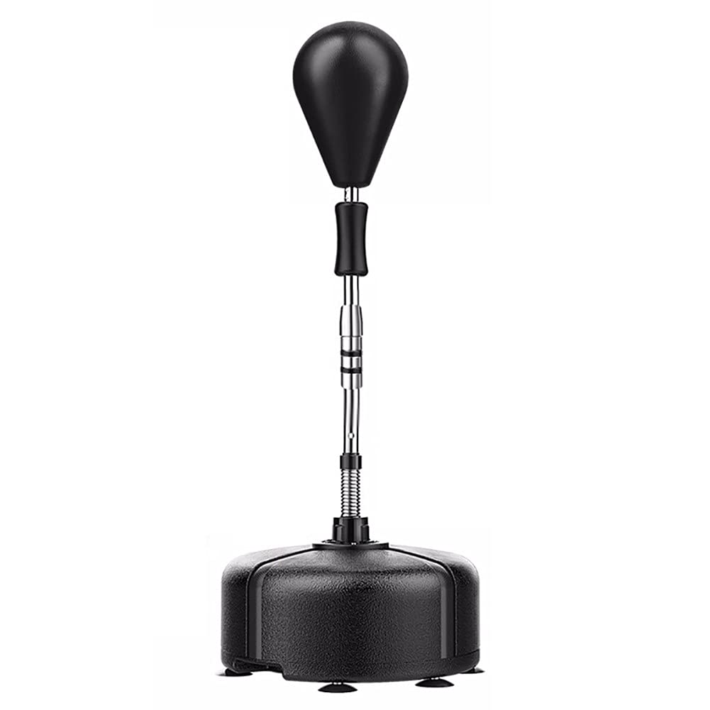 Adjustable Height Boxing Speed Ball with Stand - Reflex Training Cobra Bag for Kids & Adults - Freestanding Punching Bag for MMA, Fitness & Stress Relief - Perfect for Home Gym, Boxing Practice & Cardio Workouts