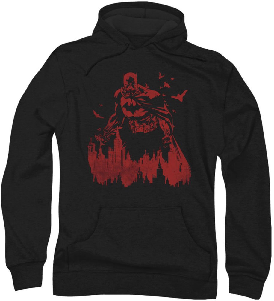 Batman Hoodie for Men - Red Knight Design Superhero Costume & Casual Wear for Halloween, Cosplay, and Everyday Fashion