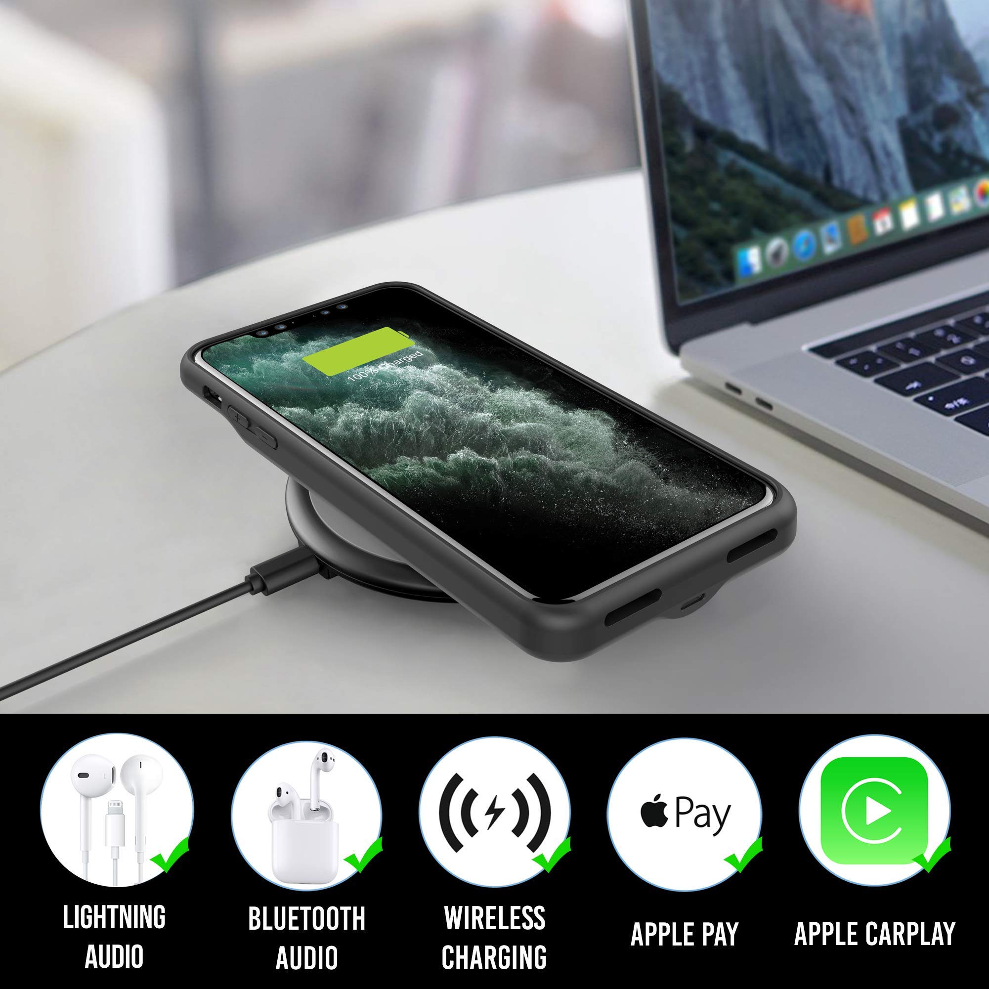 Alpatronix Slim Battery Case for iPhone 14 Pro & iPhone 14 (6.1