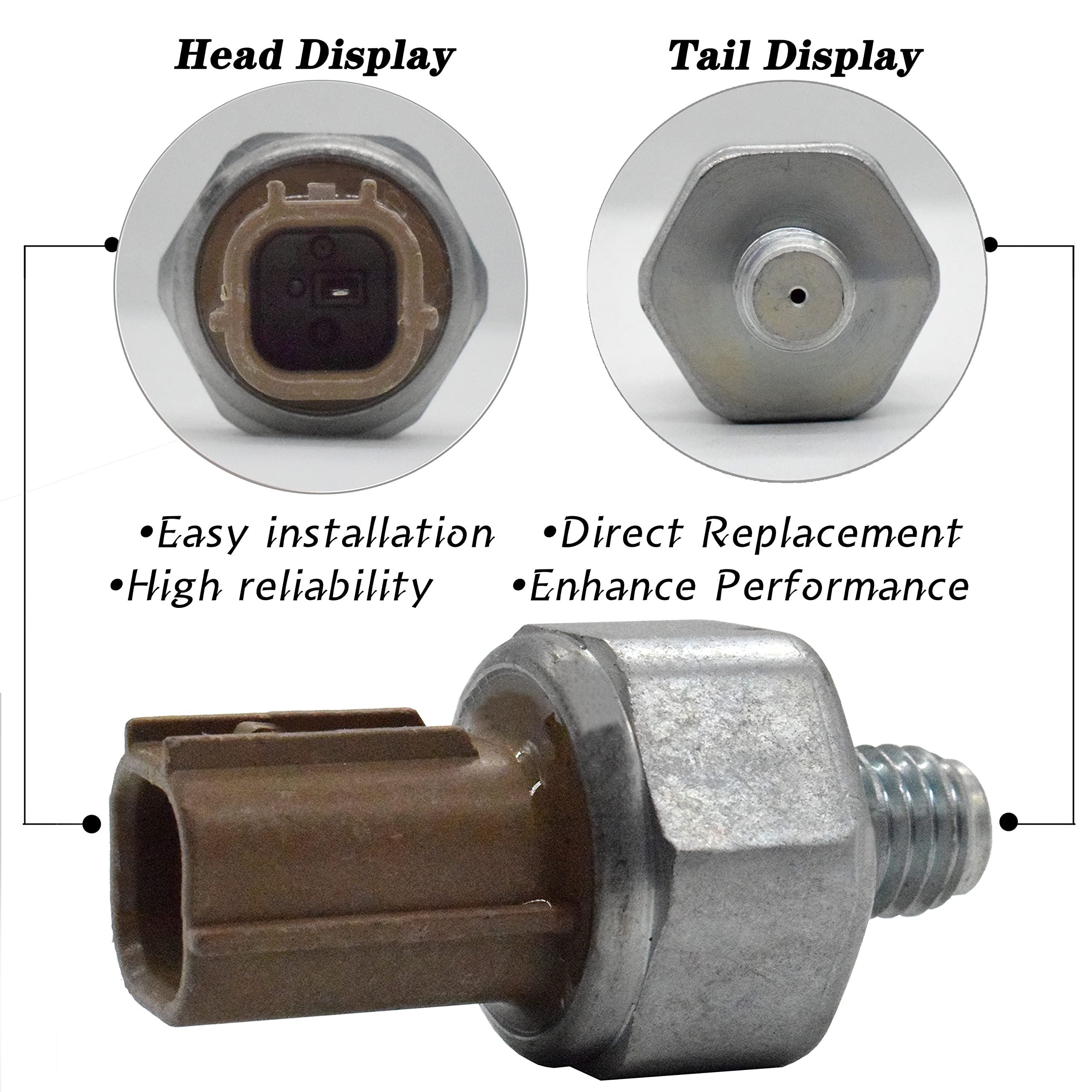 Rldym Oil Pressure Sensor Switch 37240-R70-A03 37240-R70-A02 37240-R70-A04 - Compatible with Honda Acura Vehicles - Perfect for Engine Maintenance & Performance Tuning