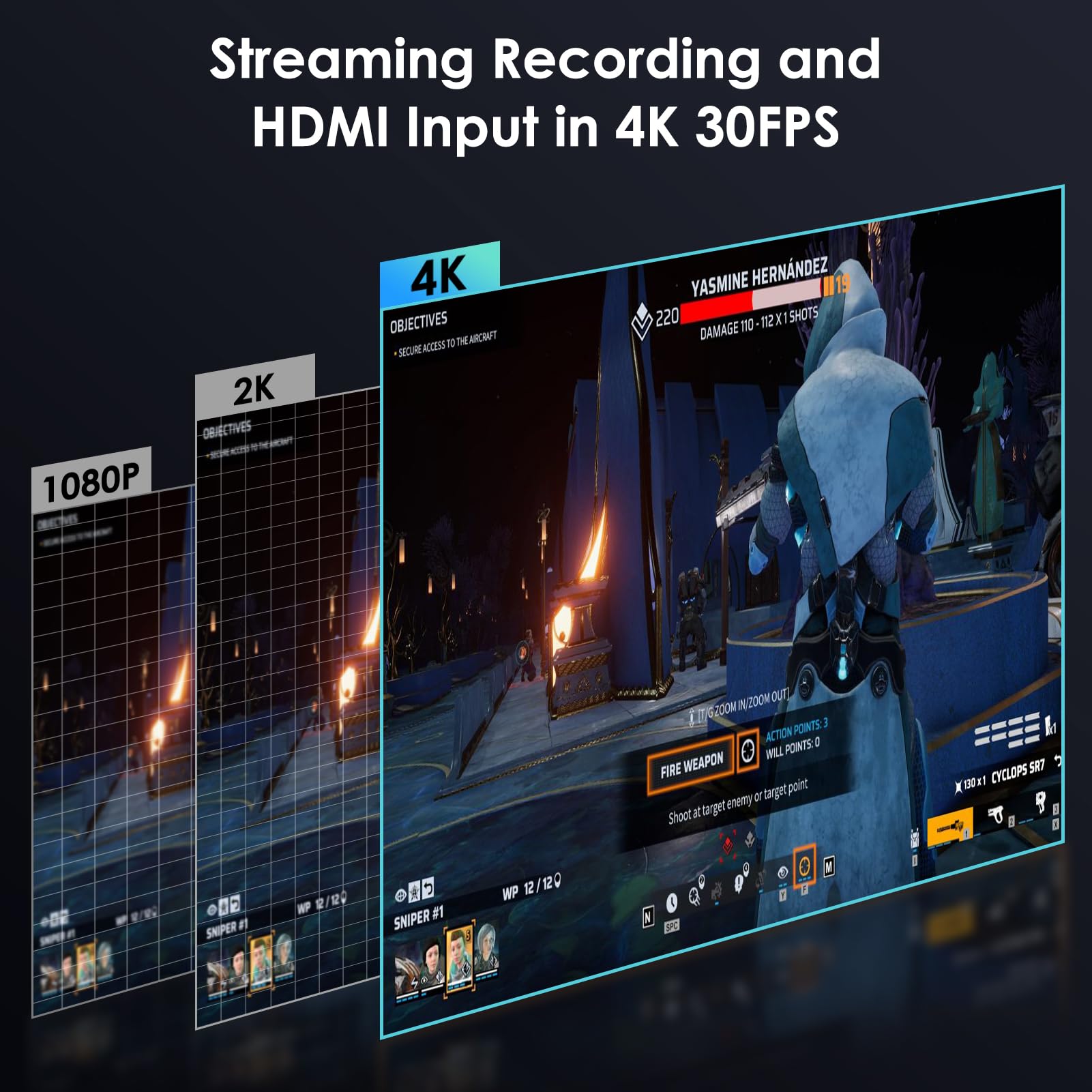 Dbilida Dual HDMI Video Capture Card - 4K 30FPS, 2K 144FPS, 1080P 240FPS for Live Streaming & Recording | Compatible with iPad, PS5, PS4/Pro, Xbox Series X/S, Nintendo Switch & DSLR Cameras | Perfect for Gamers, Content Creators & Live Broadcasters