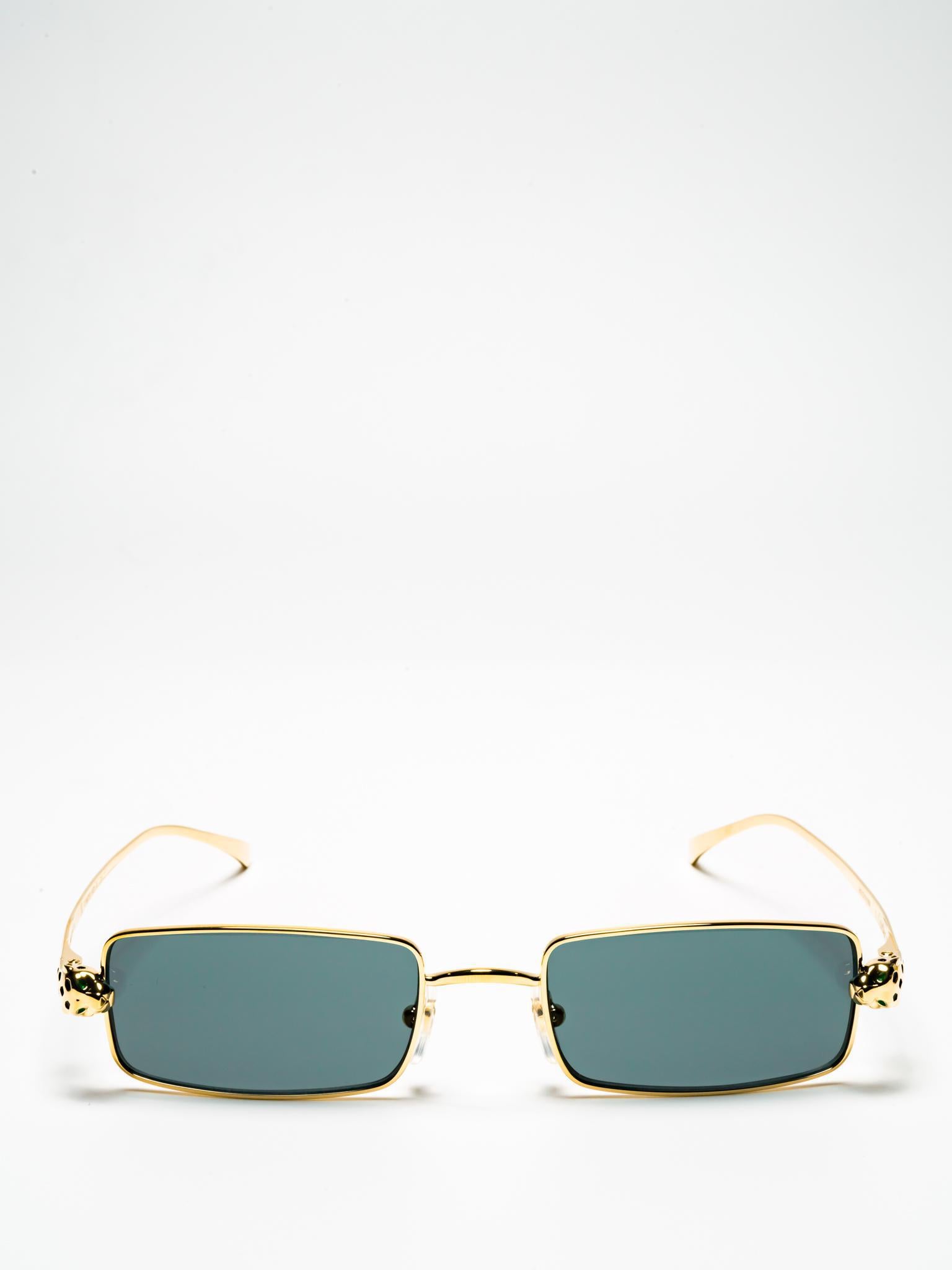 Cartier Panthére de Cartier CT0473S 003 Sunglasses - Luxury Designer Shades for Women, UV Protection, Fashionable Cat-Eye Frames - Perfect for Beach, Driving & Outdoor Activities