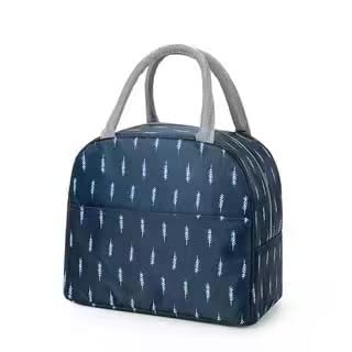 Insulated Lunch Bag for Women & Men - Reusable Cooler Tote with Front Pocket & Zipper Closure - Bento Box Lunch Box for Work, School, Picnic & Travel - Perfect for Office, Outdoor Activities & Daily Commute