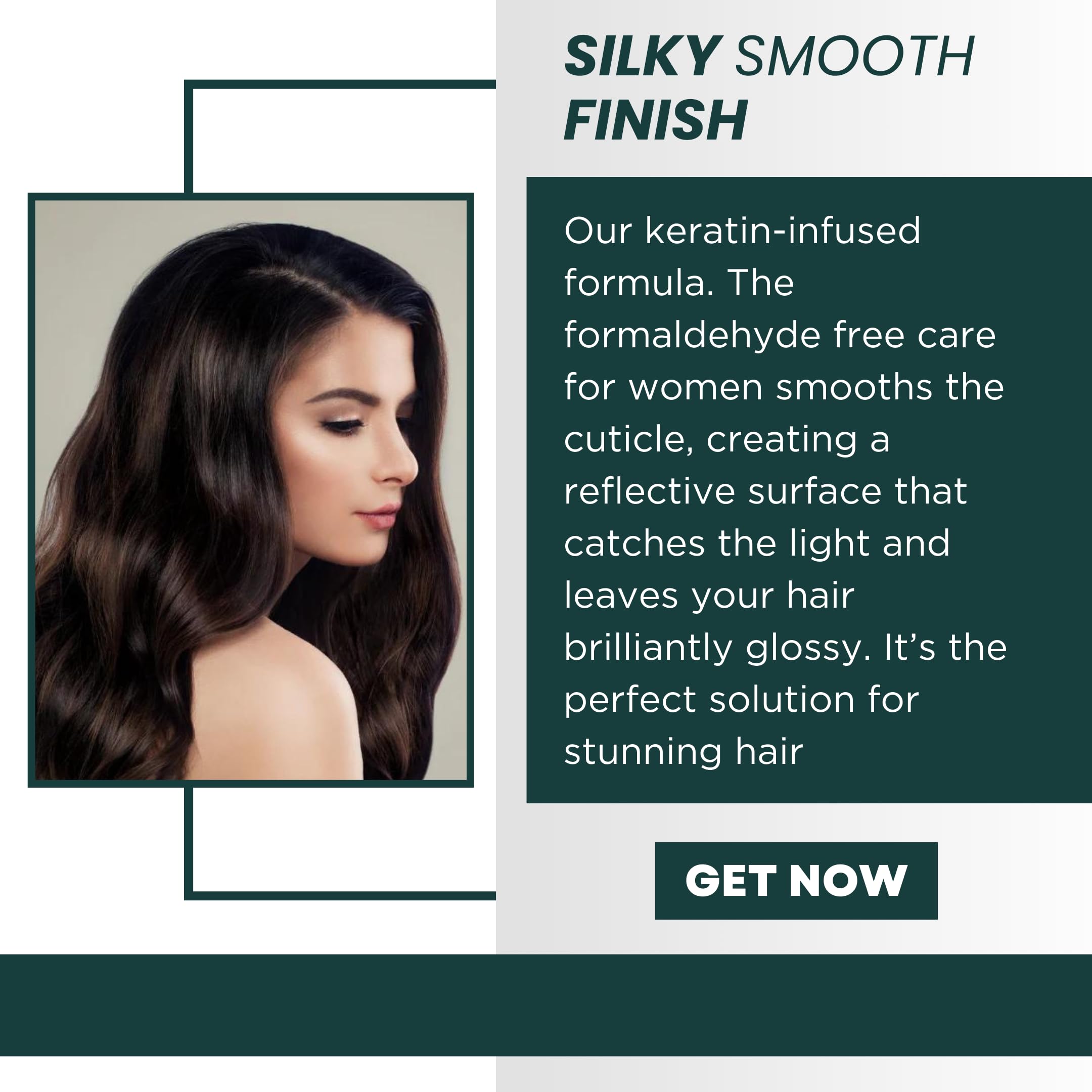 Formaldehyde-Free Keratin Hair Treatment for Smooth, Frizz-Free Hair - Deep Hydrating & Volumizing Hair Care with Keratin Protein - Perfect for Damaged, Curly & Coarse Hair at Home Salon Use