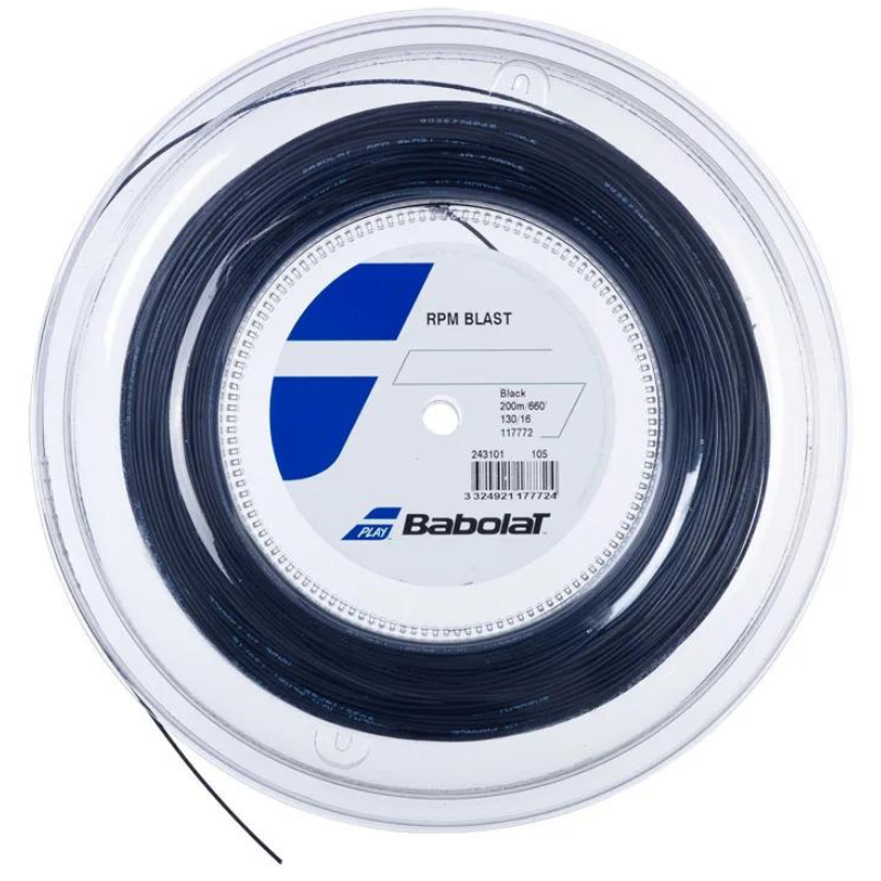 Babolat RPM Blast 1.35mm Tennis String Reel - 200m Polyester String for Tennis Rackets | Perfect for Spin, Control & Durability | Ideal for Competitive Players & Stringing Professionals