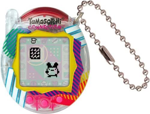 Bandai Tamagotchi Connection Clear Retro Virtual Pet - Classic Digital Egg Toy for Kids & Adults - Perfect for Travel, Office & Nostalgic Gaming Fun
