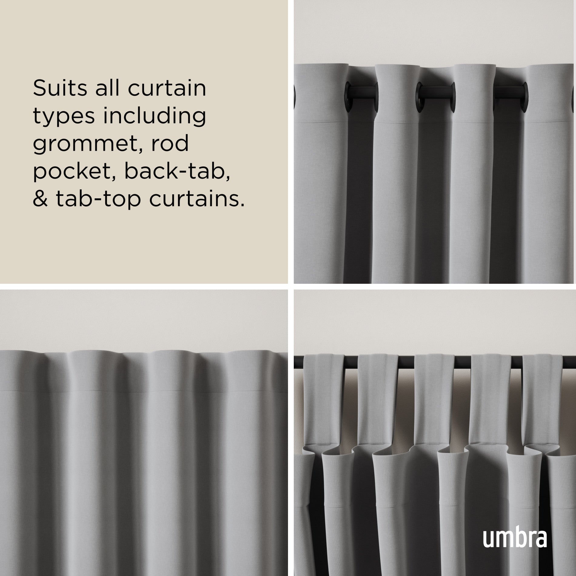 Blackout Curtain Rod - Twilight Series for Complete Darkness, Noise Reduction & Energy Efficiency - Perfect for Bedrooms, Nurseries & Home Theaters