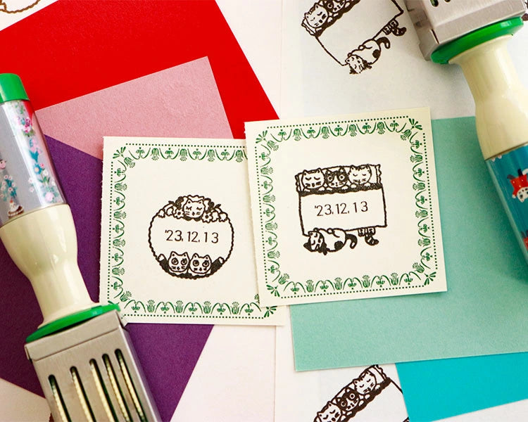 Yumi Kitagishi Rotating Date Stamp - Premium Hobonichi Planner Accessories for Journaling, Scrapbooking & Office Organization