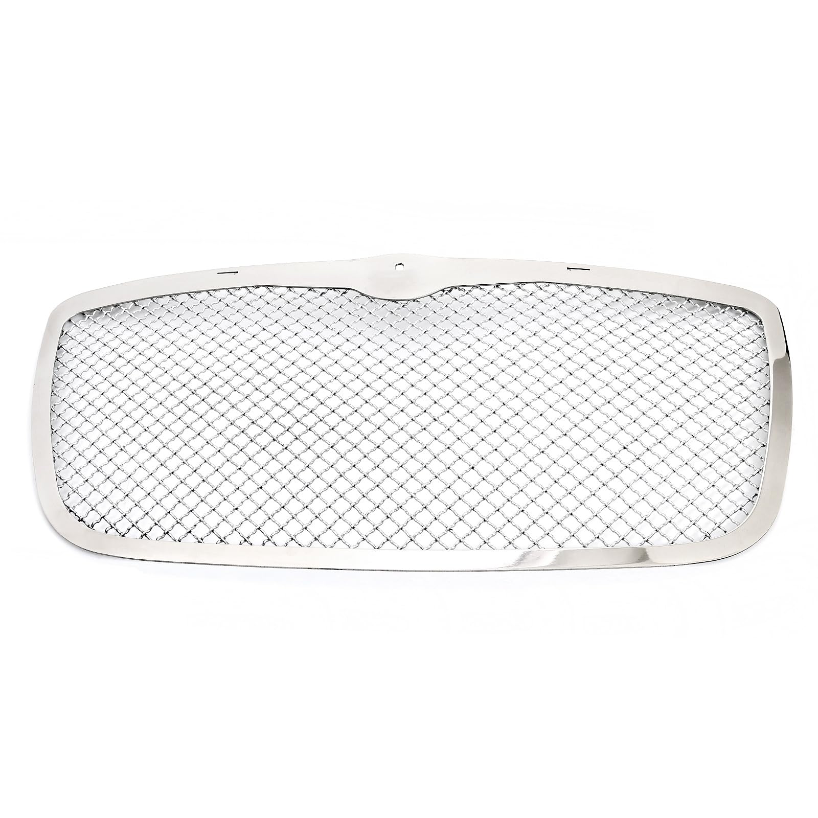 APS Compatible with Chrysler 300 & 300C 2005-2010 - Stainless Steel Chrome Mesh Front Grille Insert (R75300U) - Enhances Vehicle Style & Protection for Daily Driving & Car Shows