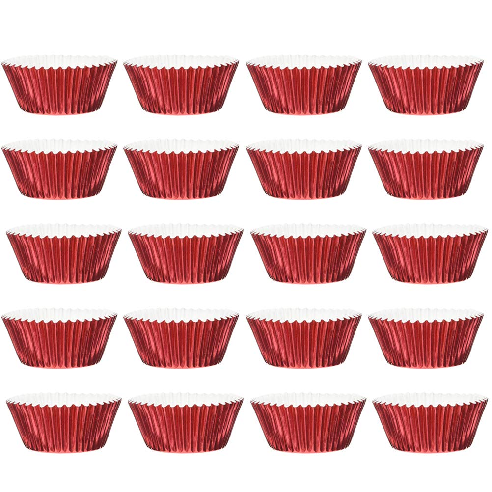 DOITOOL 200 Pcs Disposable Dessert Cups - Eco-Friendly Paper Baking Liners for Cupcakes, Muffins & Candy - Perfect for Parties, Weddings & Home Baking (2.5 Inch)