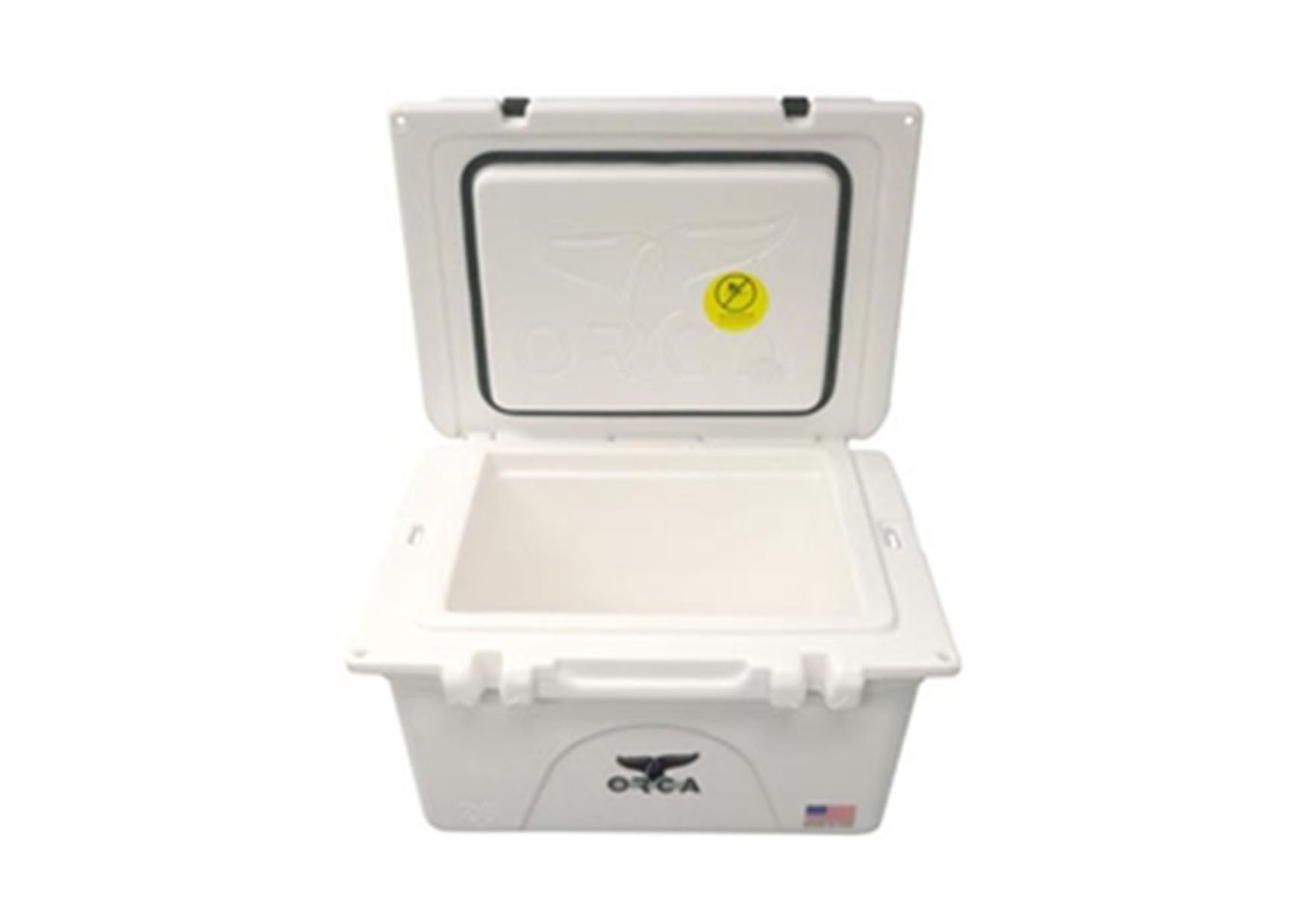 ORCA BW0260ORCORCA 26-Quart White Aluminum Cooler - Perfect for Camping, Beach Trips, and Outdoor Adventures