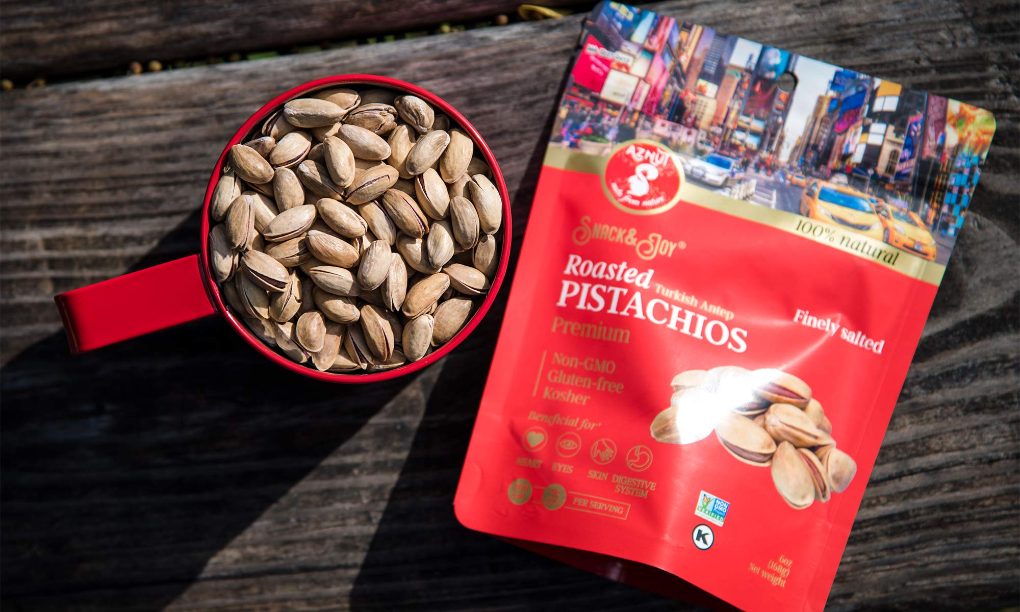 Premium AZNUT Turkish Antep Roasted Salted Pistachios 3 LB - 100% Natural Non-GMO Kosher Certified Snacks - Resealable Bag for Freshness - Perfect for Parties, Gifts & Healthy Snacking