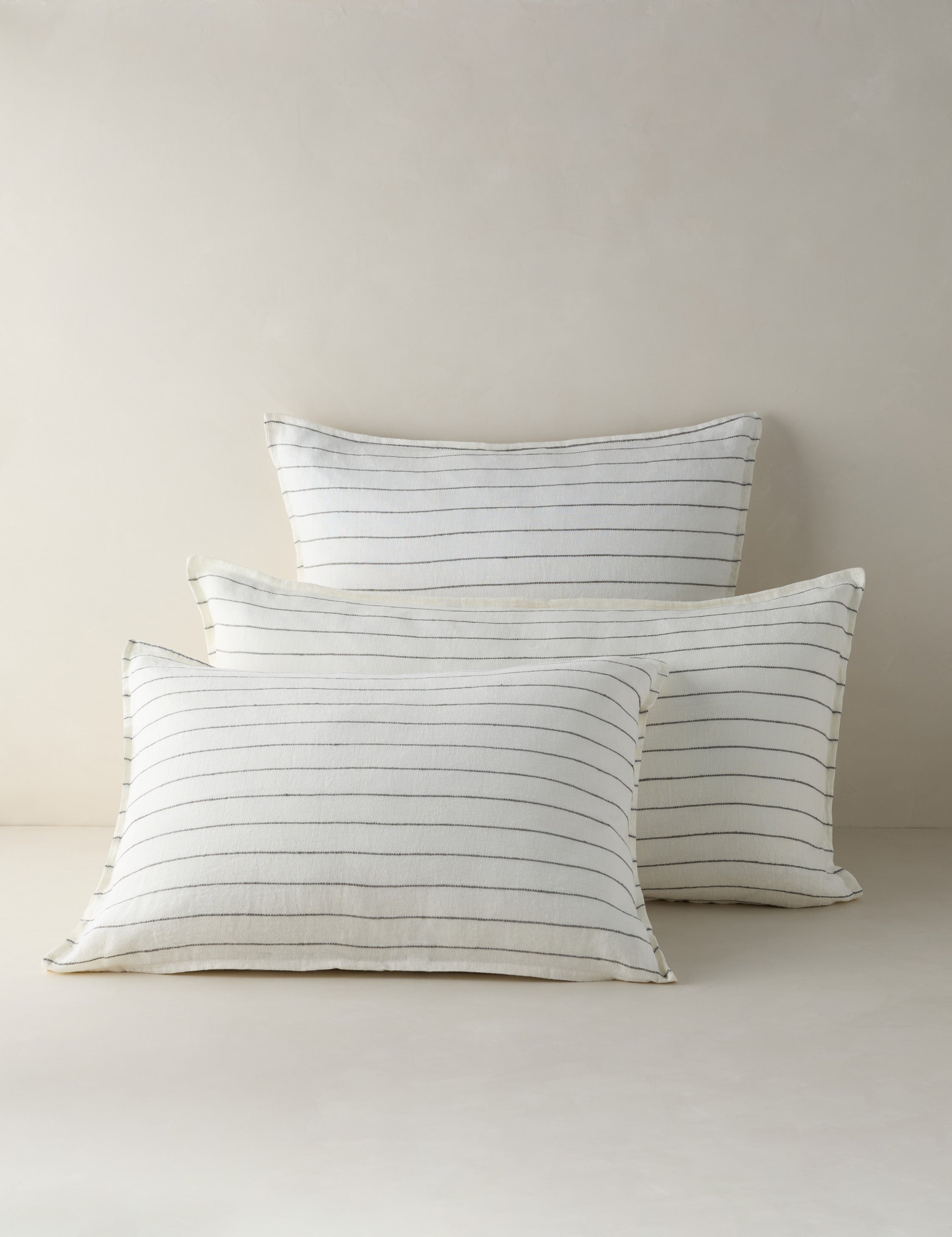 Blake Linen Sham by Pom Pom at Home - Premium Decorative Pillow Cover for Bedroom & Living Room - Perfect for Farmhouse, Modern & Coastal Home Decor