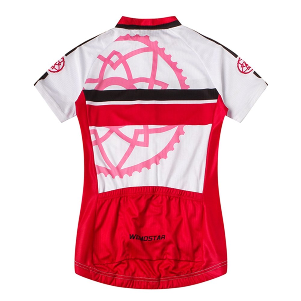 Women's Cycling Jersey Short Sleeve - Breathable Moisture-Wicking Bike Shirt for Road & Mountain Biking - Perfect for Outdoor Cycling, Commuting & Fitness Training