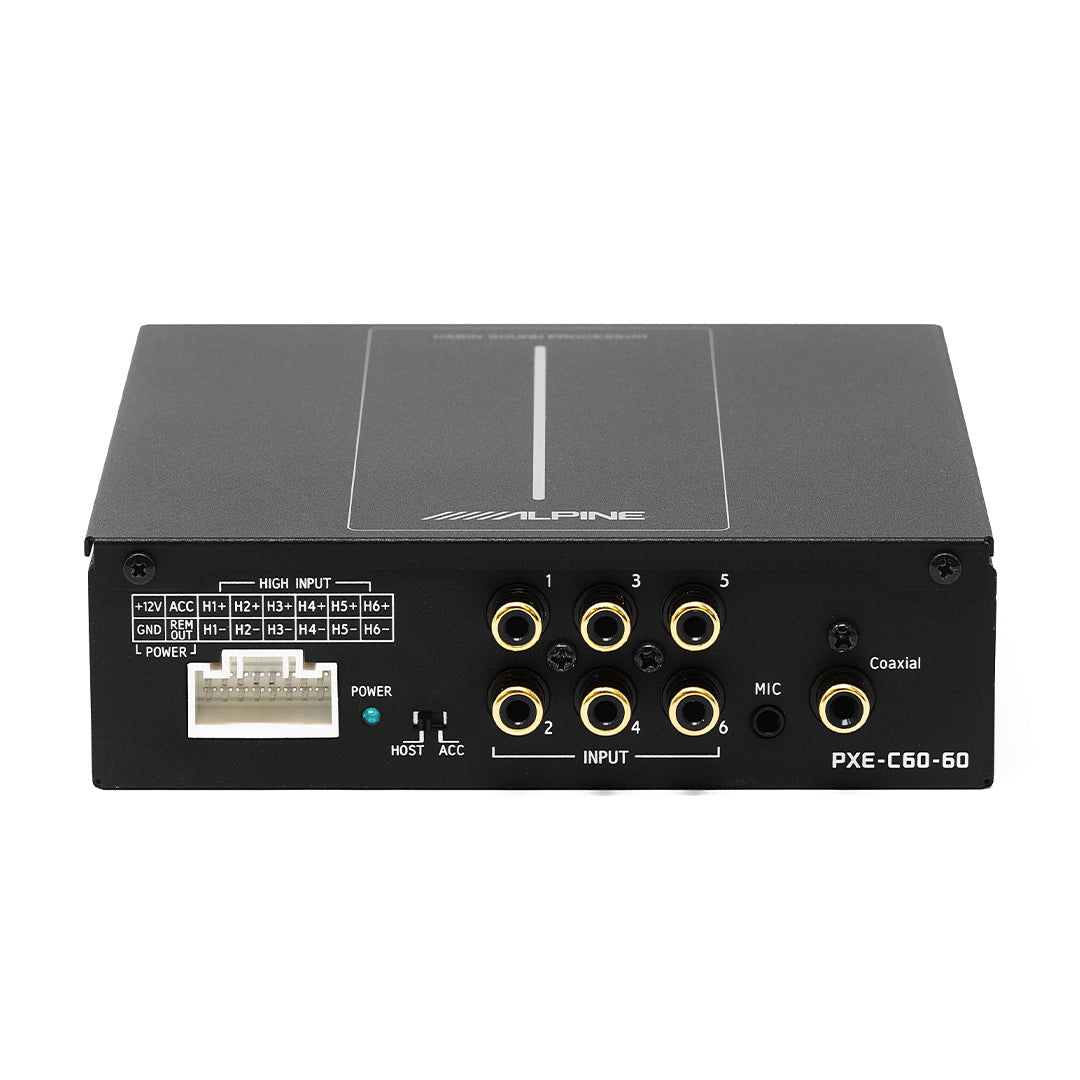 Alpine PXE C60 60 Channel Car Audio Sound Processor with OPTIM™6 Auto Tuning - Premium DSP for Enhanced In-Car Audio Experience | Perfect for Car Audio Upgrades & Custom Sound Systems