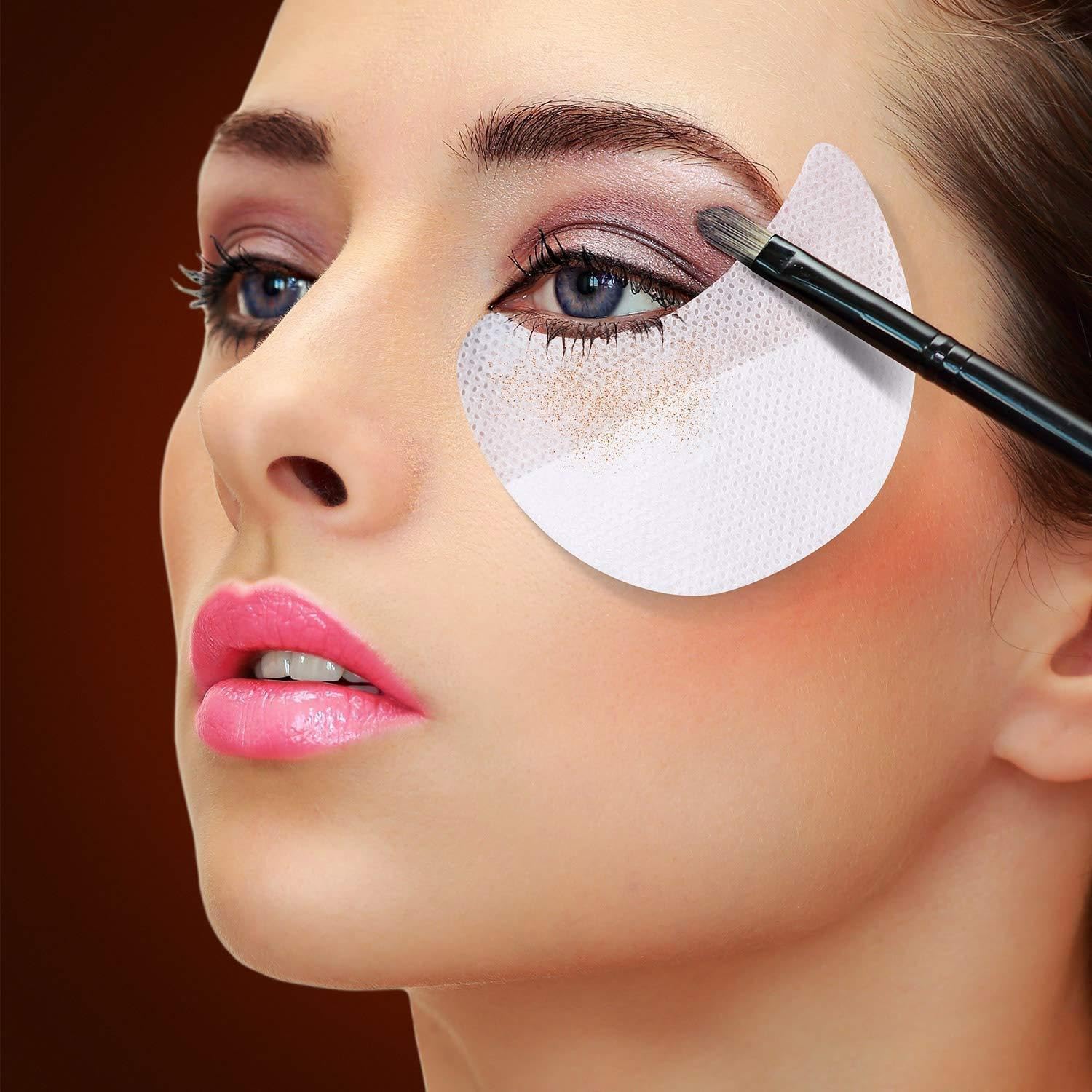 CARAPACE Disposable Eyeshadow Shields & Under Eye Patches - 30 Count Makeup Tools for Eyelash Extensions & Eyeshadow Application - Perfect for Salon, Home Use & Professional Makeup Artists