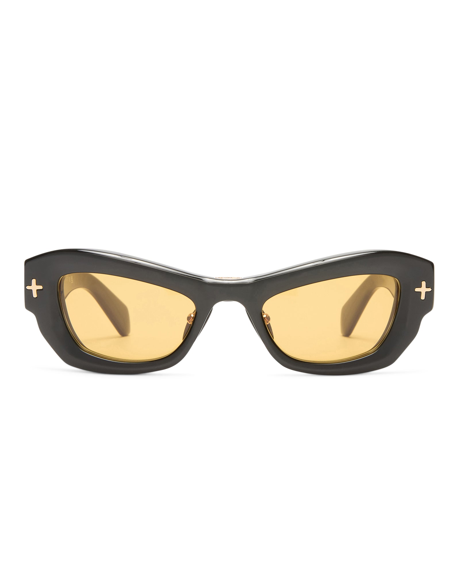 CYPHER Polarized Sunglasses for Men & Women - Black & Gold UV Protection - Stylish & Durable for Outdoor Activities, Driving, Beach & Sports