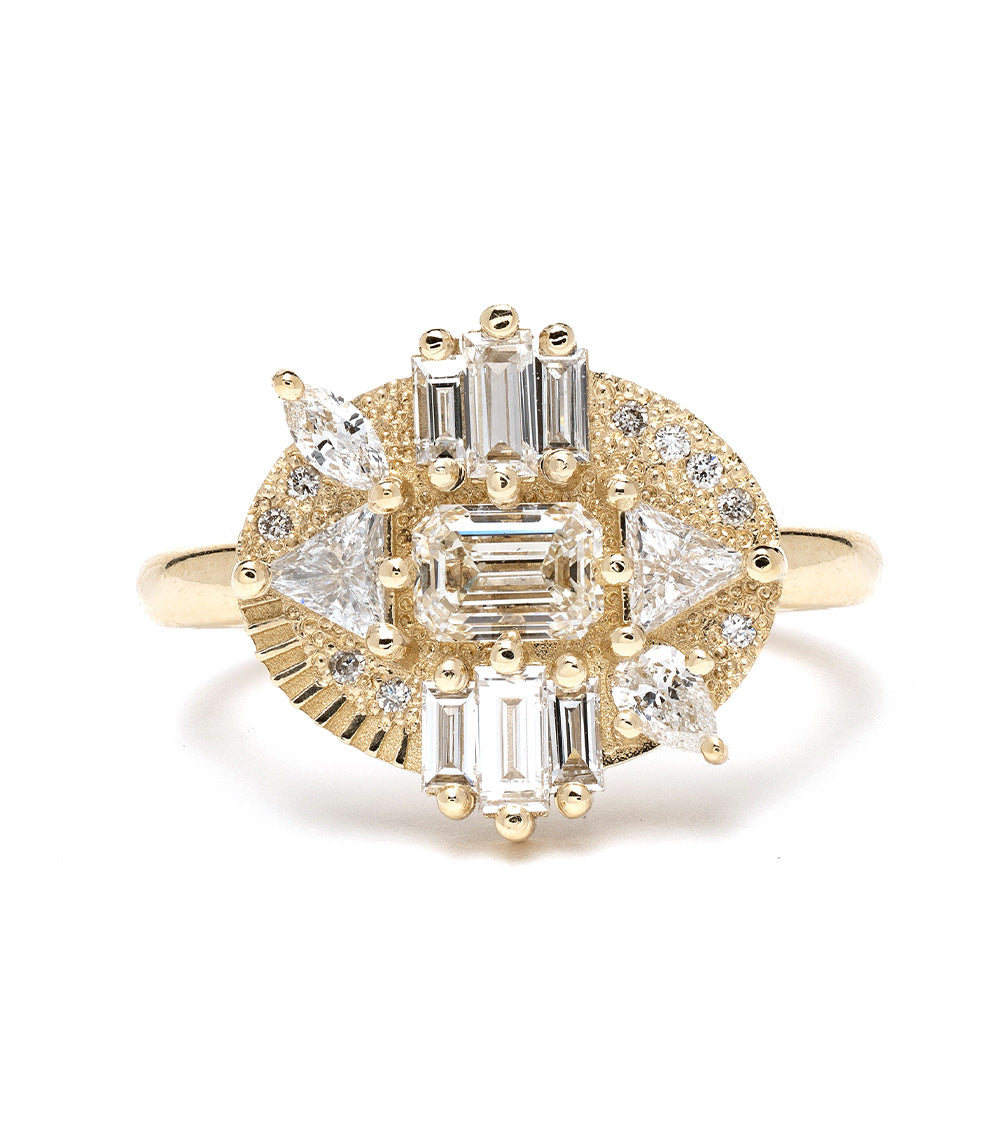 Exquisite Alexandria Emerald Cut Diamond Engagement Ring for Women - Perfect for Proposals, Anniversaries & Special Occasions