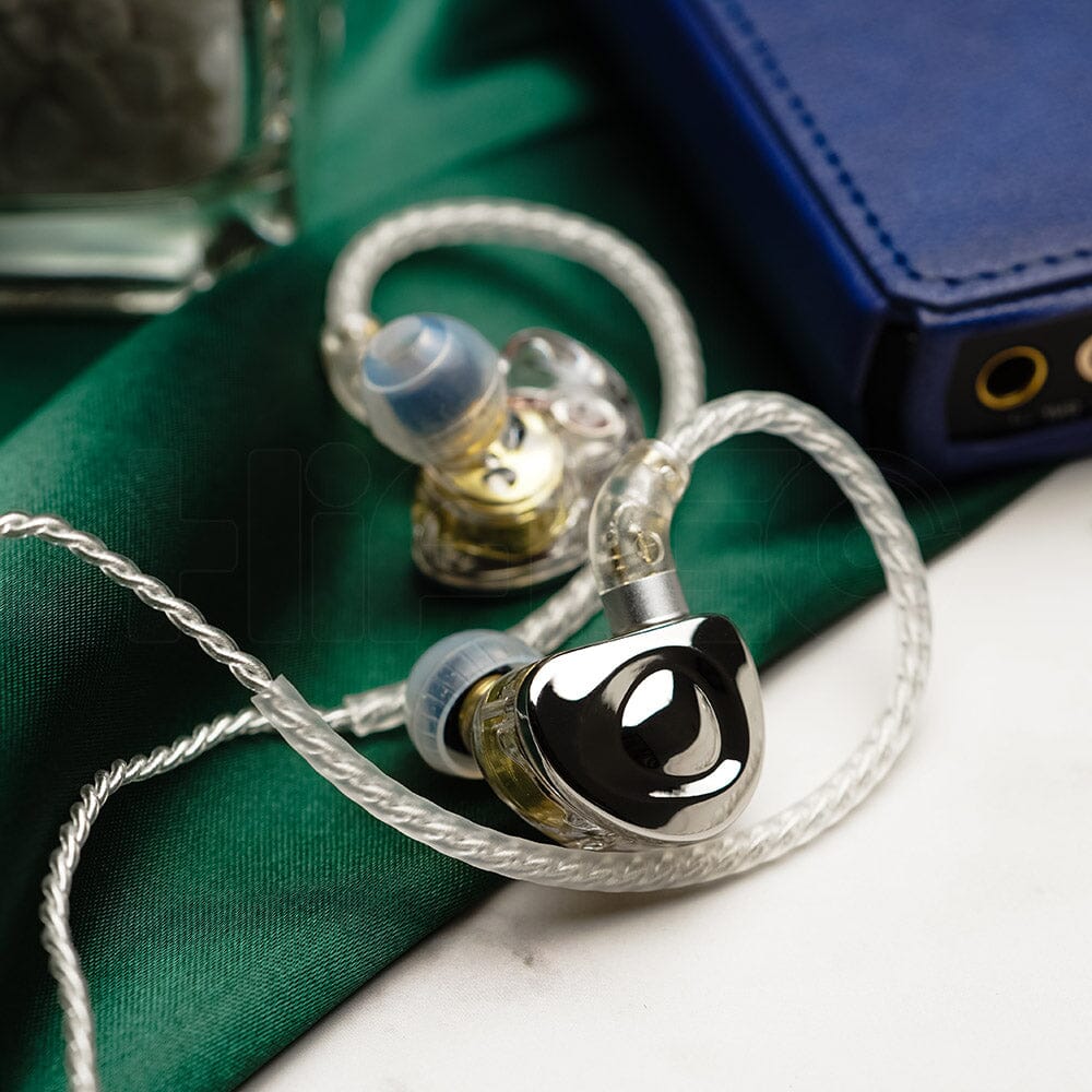 TRN MT4 High Performance Dual Dynamic HiFi In-Ear Monitors - Professional Studio Earphones for Audiophiles, Musicians & Gamers - Perfect for Recording, Mixing & Gaming Sessions