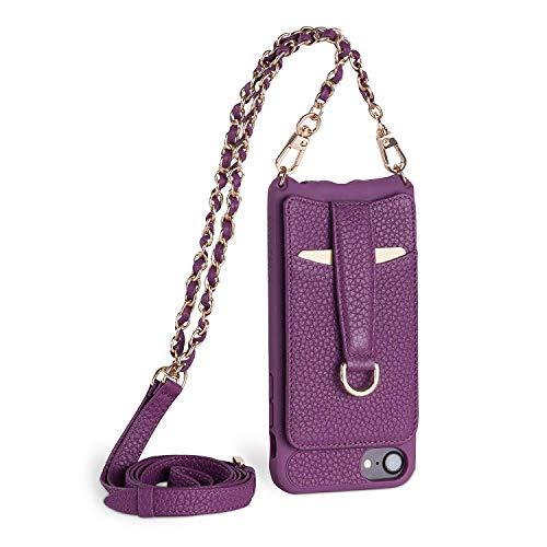 Violet - Chain & Leather Strap