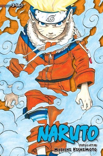 Naruto 3-in-1 Manga Volume 1 by Masashi Kishimoto | Collects Volumes 1-3 | Shonen Jump Series | Perfect for Anime Fans & Manga Collectors