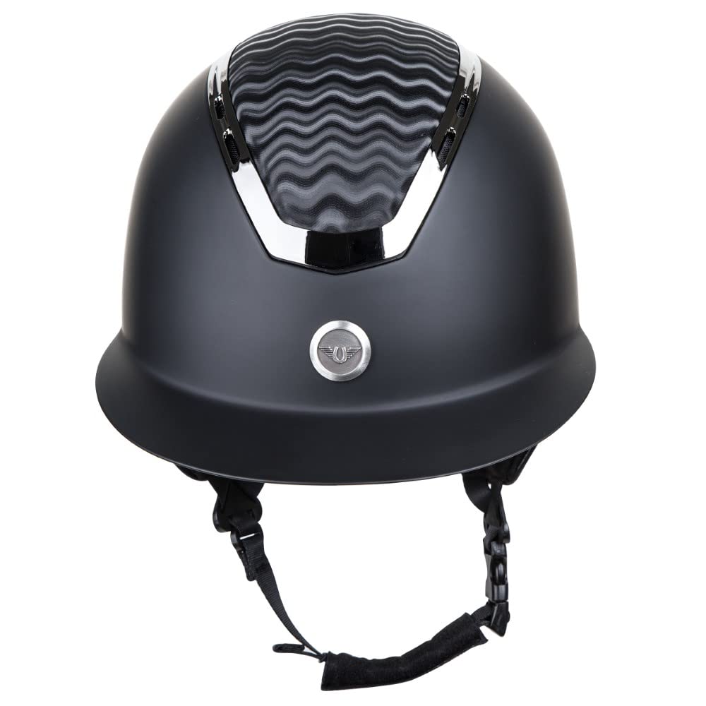 TuffRider Ultimate Wide Brim Equestrian Helmet for Horse Riding - ASTM/SEI Certified Safety Protection for English & Western Riding, Shows & Trail Rides