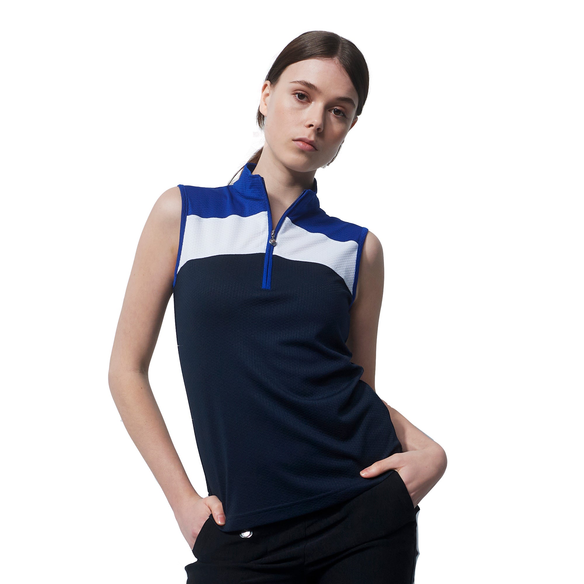 Women's Sleeveless Golf Polo Shirt - Breathable Moisture-Wicking Athletic Top for Golf & Tennis - Perfect for Summer Sports & Outdoor Activities