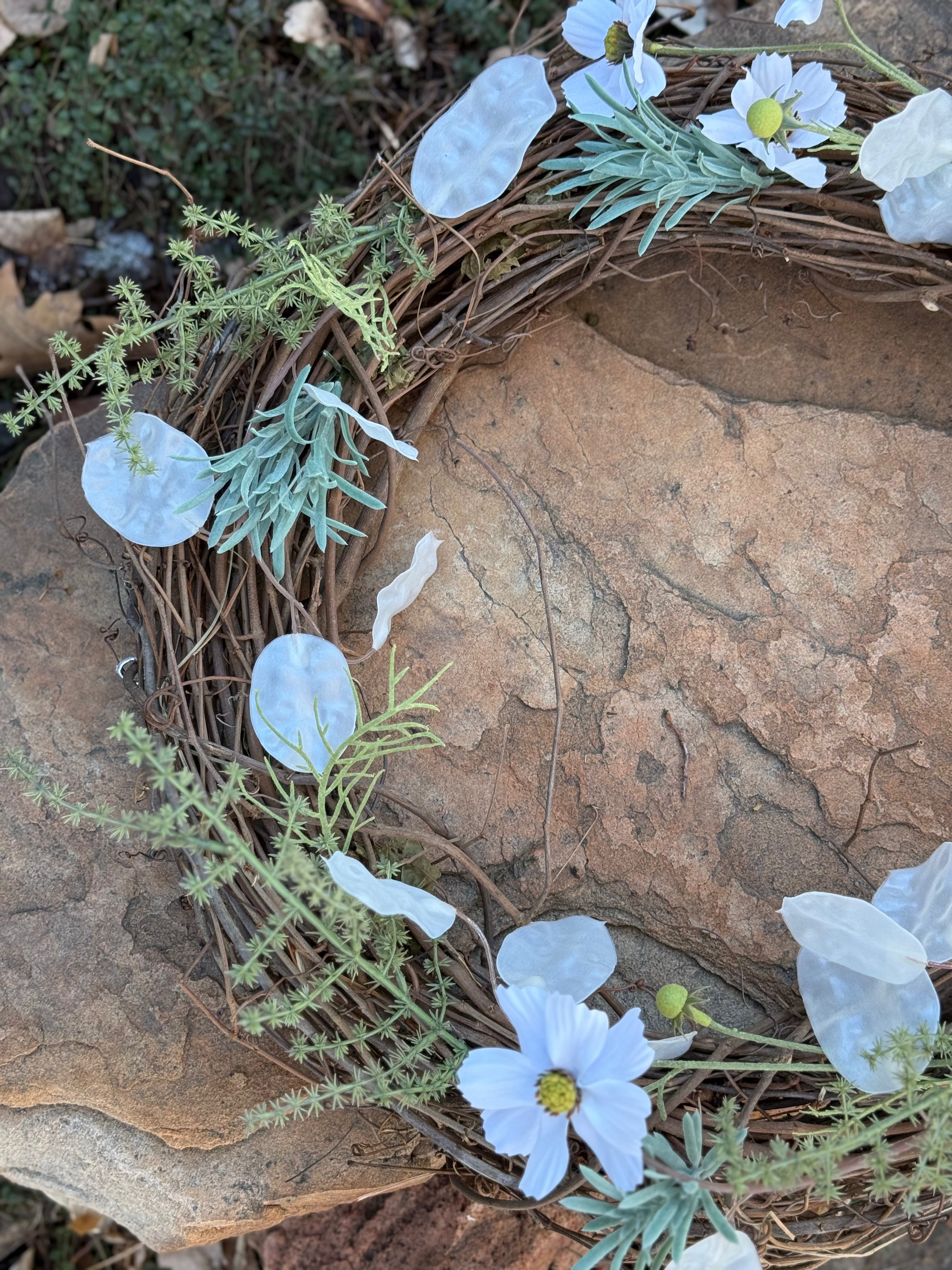 Good Luck Wreath - Elegant Home Decor for Door & Wall - Perfect for Christmas, New Year & Housewarming Gifts