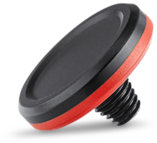 Leica Aluminum Soft Release Button for Q3 & M Series Cameras - Black | Premium Shutter Release Accessory for Professional Photography & Street Shooting