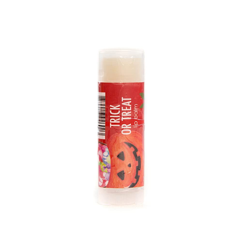 Natural Halloween Lip Balm - Moisturizing & SPF Protection - Trick or Treat - 0.15oz - Perfect for Costume Parties & Trick-or-Treating
