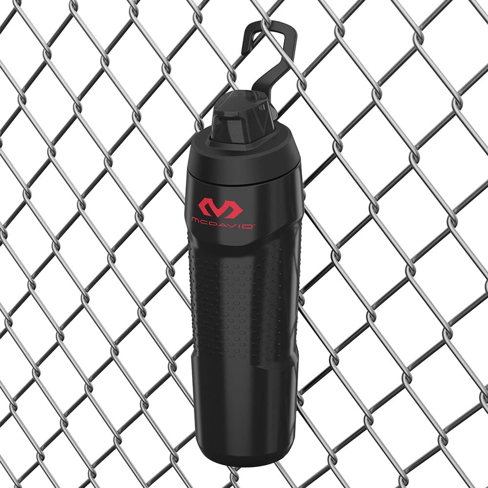 McDavid Sport Gamer 32oz Squeeze Water Bottle - Leak Proof Sports Drink Container for Gym, Workout & Outdoor Activities